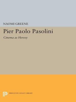 cover image of Pier Paolo Pasolini